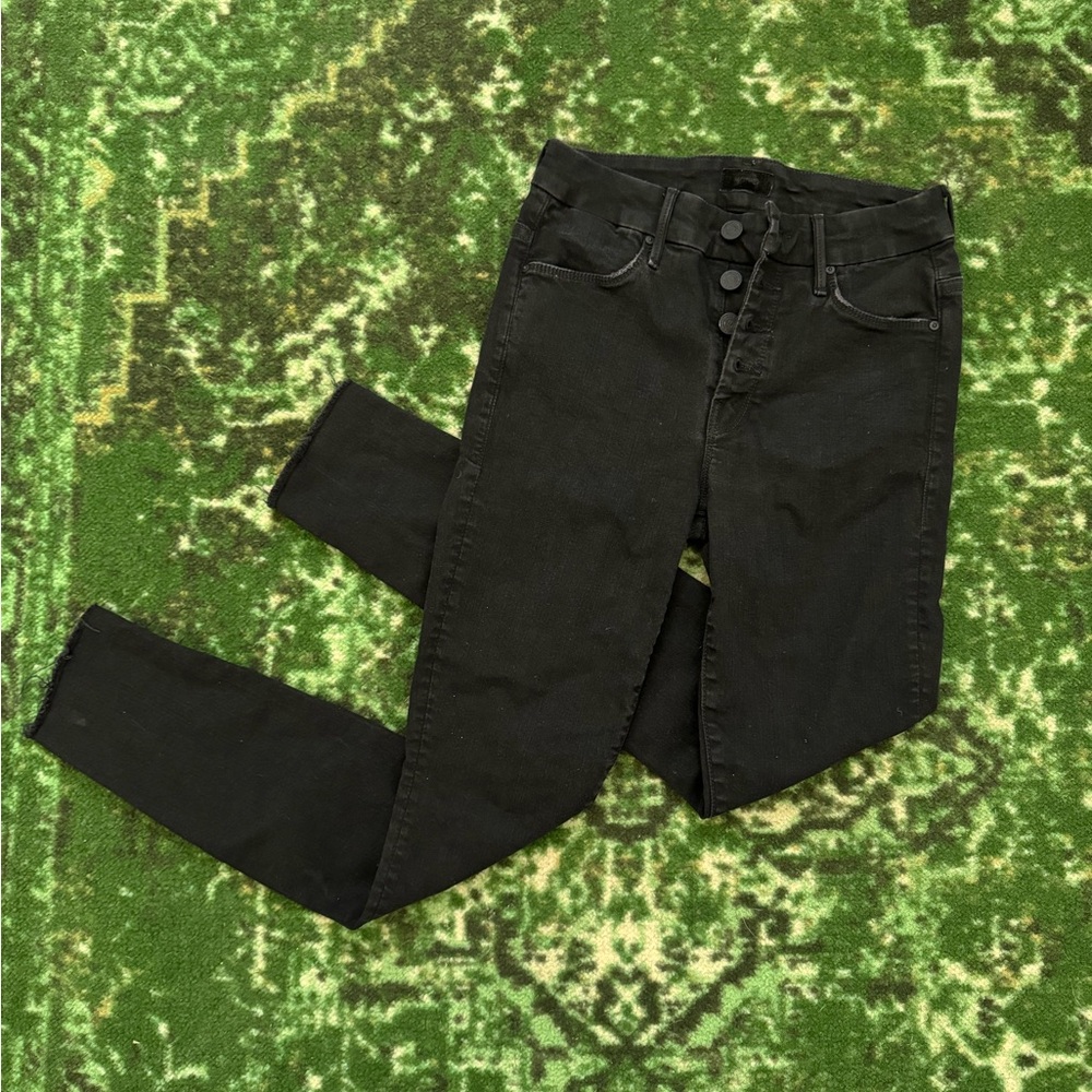 Mother Pixie Ankle Fray Jeans
